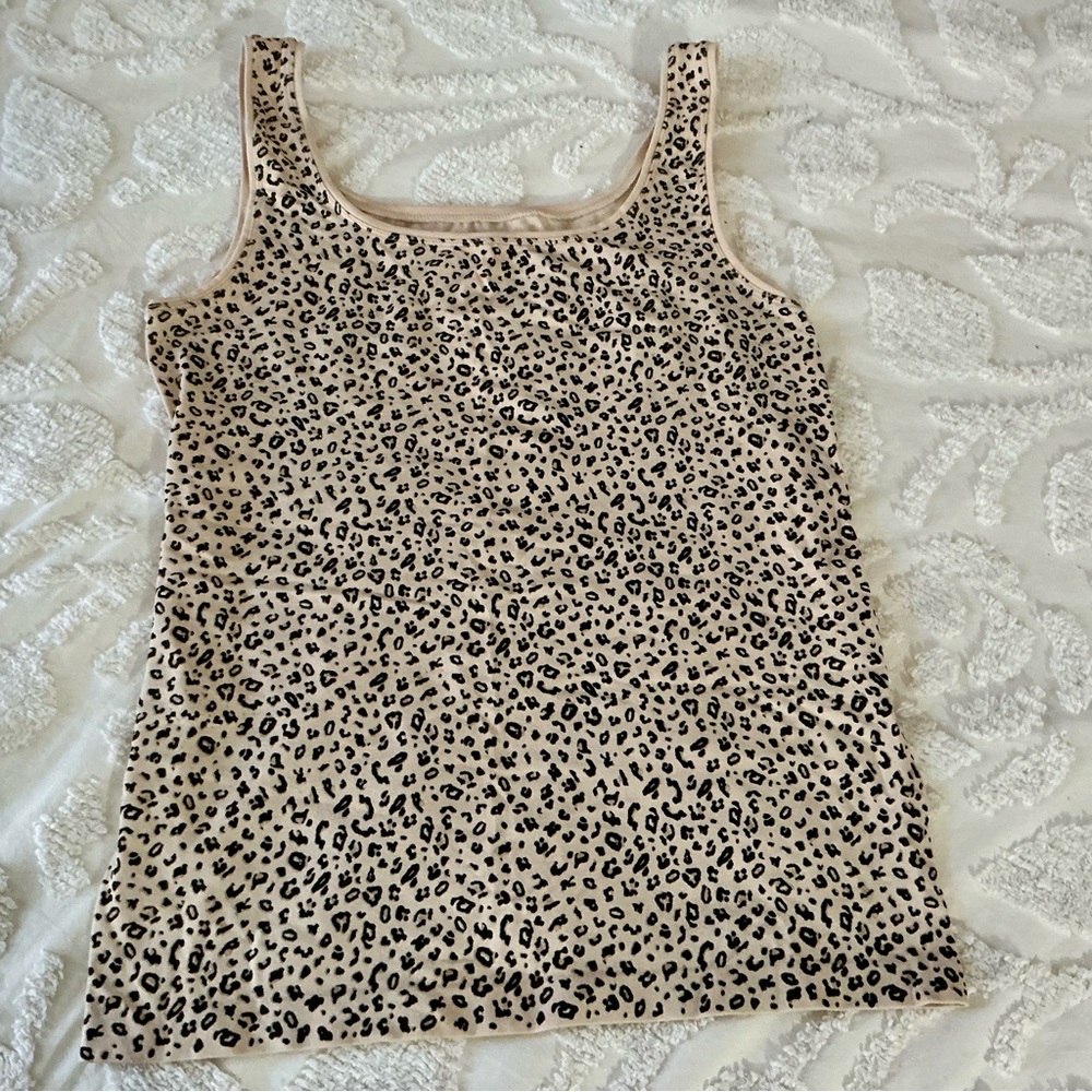Soma The Fabulous Cami Leopard Print Top